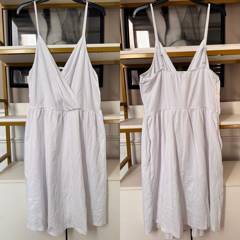New Shows White Sleeveless Summer Dress